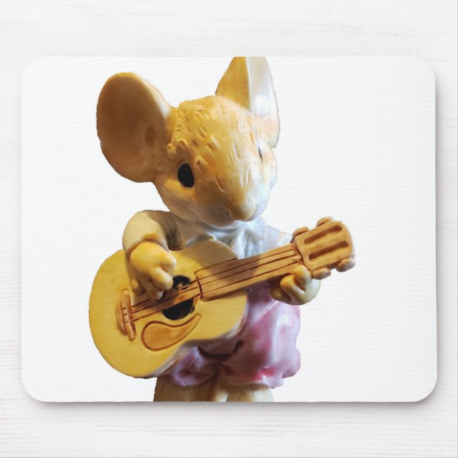 Mouse Playing Guitar Or your picture Pad (Front)