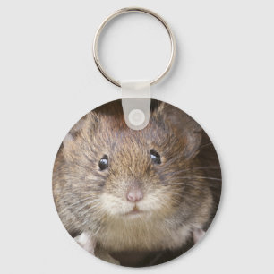 Mouse Portrait Key Ring