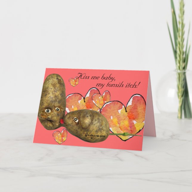 Mouse Potato Valentine Card (Front)