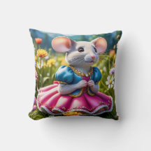 Mouse Princess Pillow
