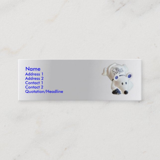 Mouse Profile Card (Front)