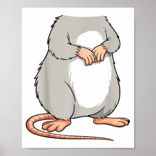Mouse Ra Adult Kids Men Women Body Mouse Rat Costu Poster