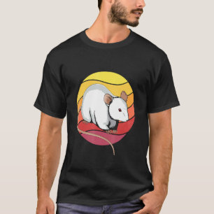 Mouse Retro Sunset Rodent Mice T-Shirt