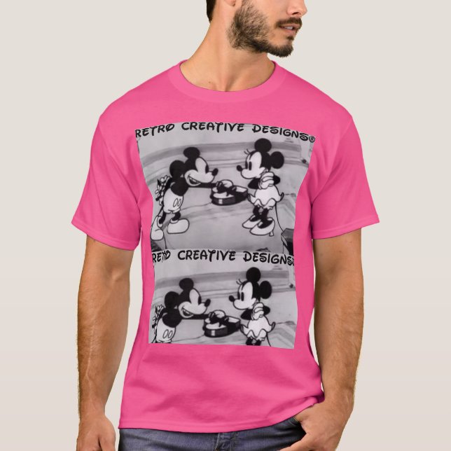 MOUSE ROMANTIC TEE. THE CUTEST T-Shirt (Front)