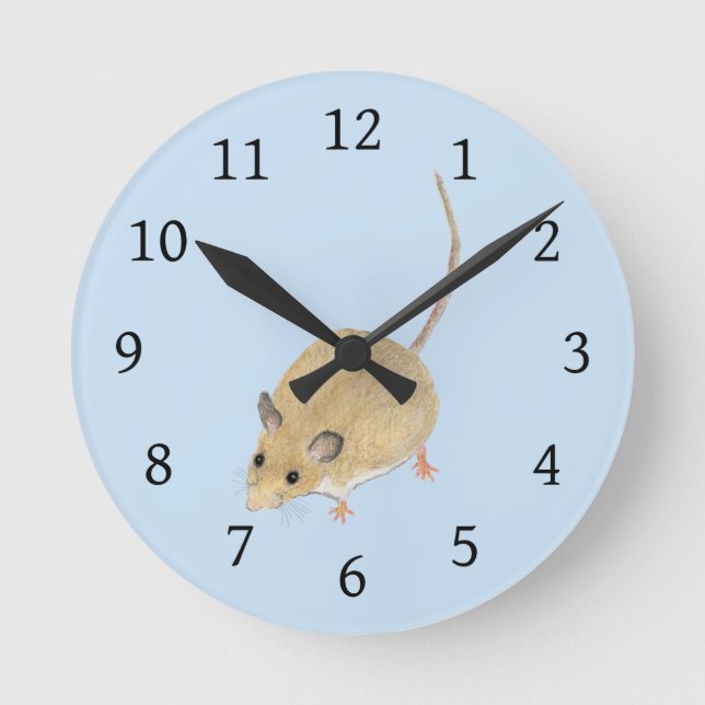 Mouse Round Clock (Front)