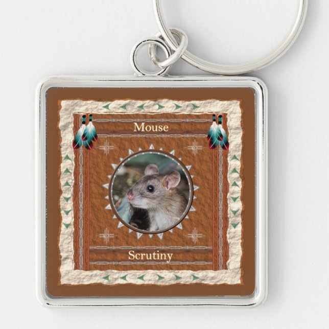 Mouse Scrutiny Energy Key Ring (Front)