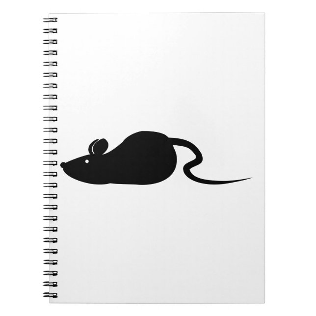 Mouse Silhouette Notebook (Front)