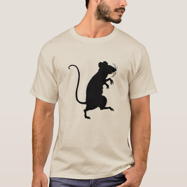 Mouse silhouette T-Shirt (Front)