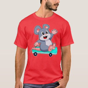 Mouse Skater Skateboard T-Shirt