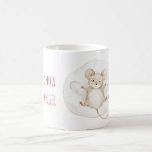 Mouse Snow Angel Winter Christmas Coffee Mug