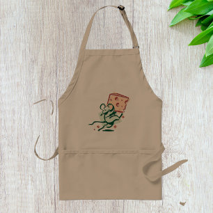 Mouse Stealing Cheese Funny Cute Rodent Standard Apron