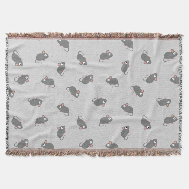 Mouse Throw Blanket (Front)