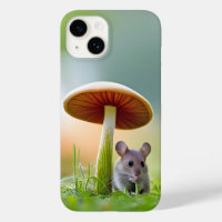 Mouse Under A Mushroom