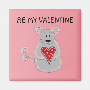 Mouse Valentine Magnet