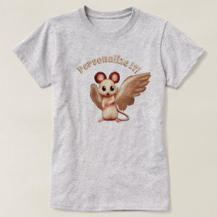 Mouse With Angel Wings T-Shirt
