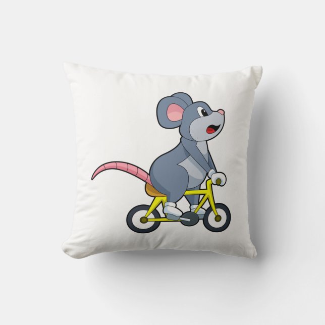 Mouse with Bicycle Cushion (Front)
