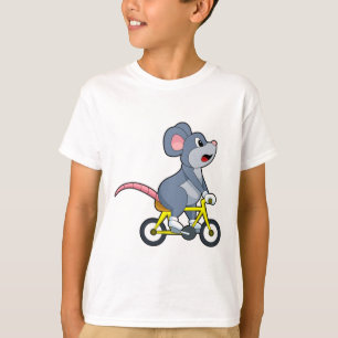 Mouse with Bicycle T-Shirt