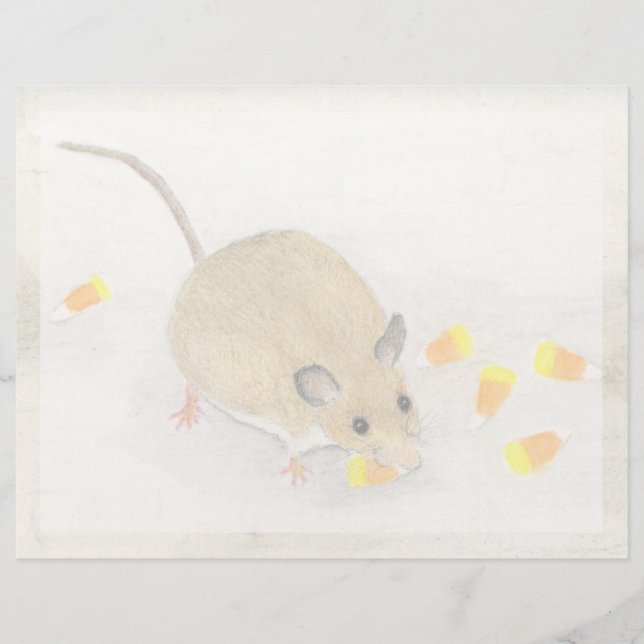 Mouse with Candy Corns (Front)