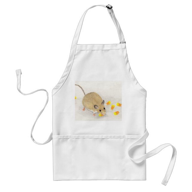 Mouse with Candy Corns Standard Apron (Front)