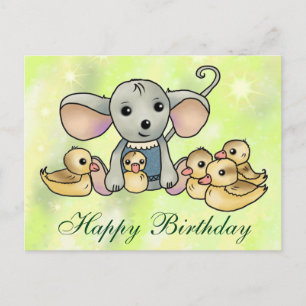 mouse with dummy postcard