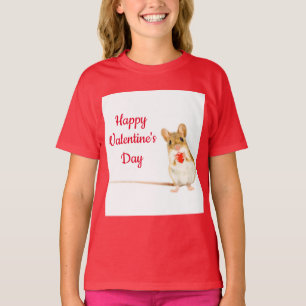 Mouse With Heart T-Shirt