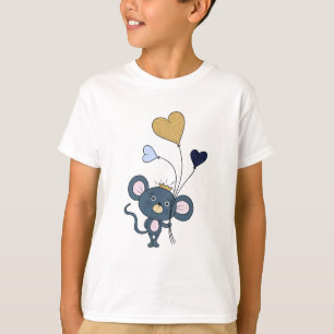 Mouse with party balloons T-Shirt