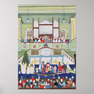 Mousehole Methodist Chapel Cornwall Poster