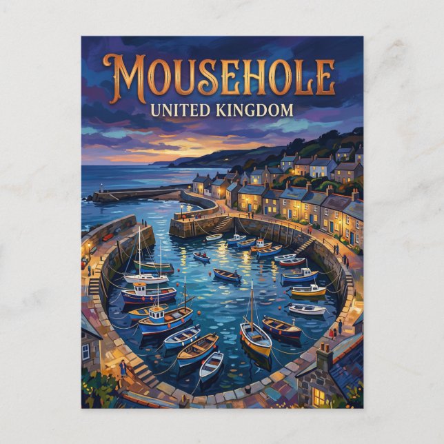 Mousehole United Kingdom Postcard (Front)