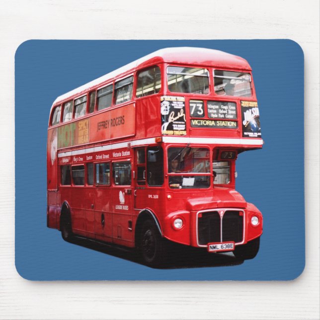 Mousemat with London Bus (Front)