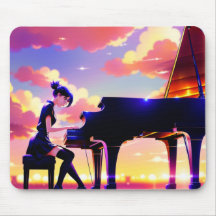 Mousepad A pianist anime