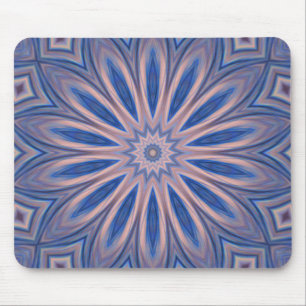 Mousepad Abstract Blue Pink Kscope Customise It!
