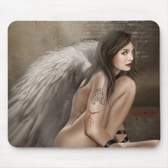 Mousepad Angel dark (Front)