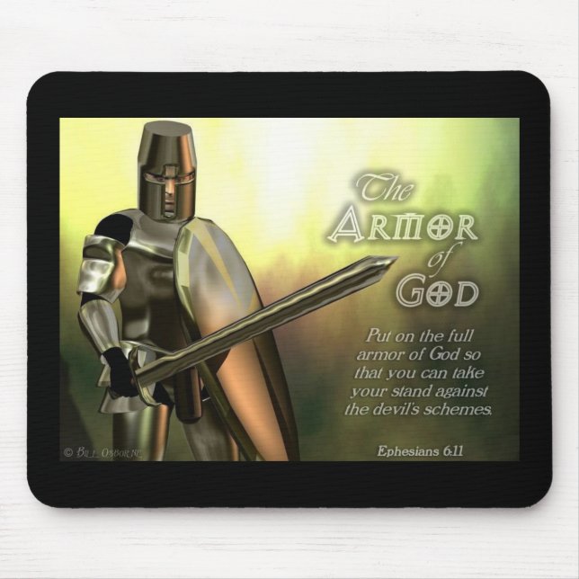 Mousepad Armour of GOD (Front)