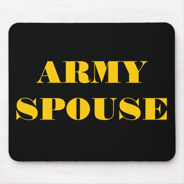Mousepad Army Spouse (Front)