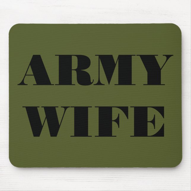Mousepad Army Wife (Front)