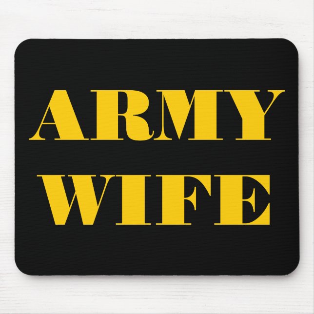 Mousepad Army Wife (Front)