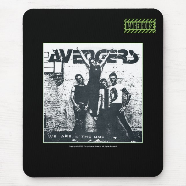 Mousepad Avengers We Are The One Dangerhouse BLACK (Front)