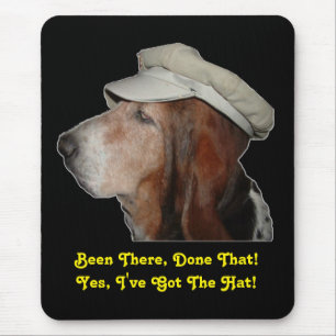 Mousepad Basset Hound Been There, Done That