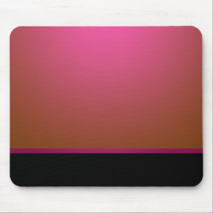 Mousepad Brown Black Hot Pink Mousemat