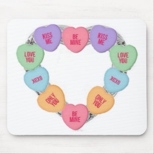Mousepad Candy Love Hearts