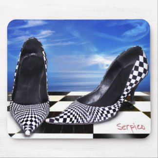 Mousepad-Chequered Designed Shoe Mouse Pad