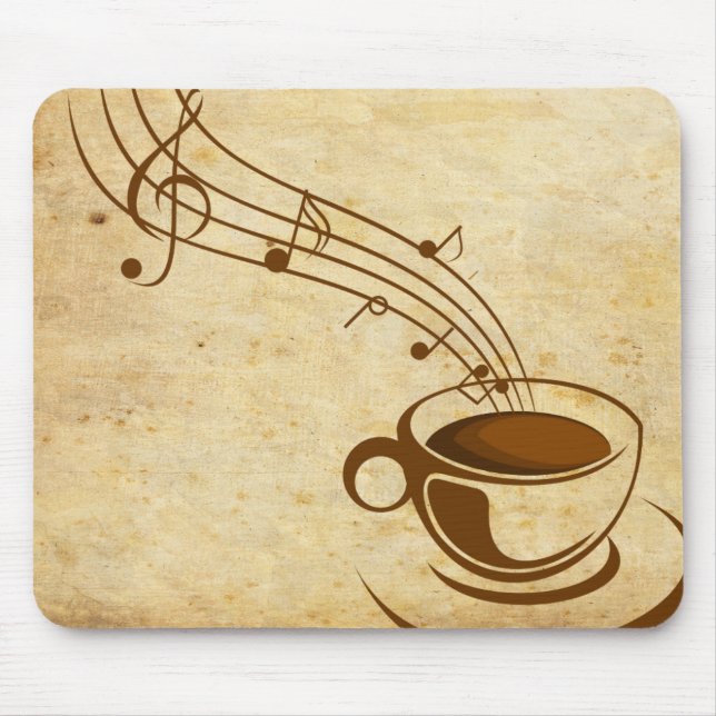 Mousepad coffee with music (Front)
