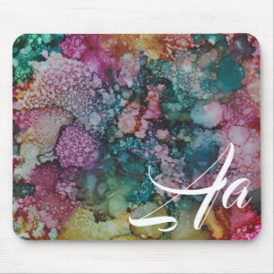 Mousepad "Colorburst Inkblot Painting"