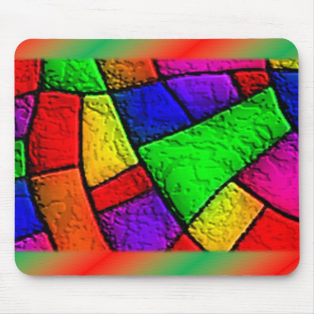Mousepad Colourful (Front)