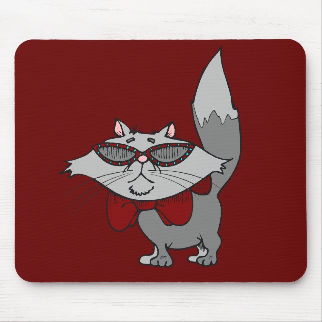 Mousepad - Cool Cat (Front)
