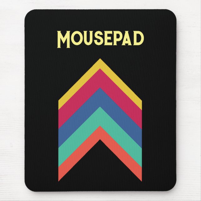 Mousepad Custom text Up Arrows Photo Keyboards Pad (Front)