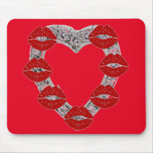 Mousepad Diamond Heart Kisses