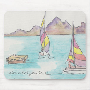 Mousepad "Fiji Watercolor Sketch"