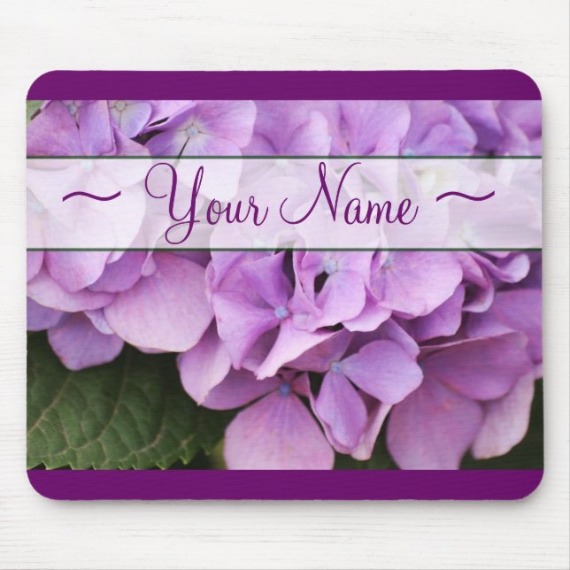 Mousepad ~ Floral :: Personalised (Front)