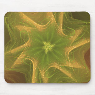 Mousepad Fractal Light Green Palette